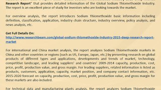 Global Sodium Thiomethoxide Industry Size, Share, Market Trends, Growth, Report 2015