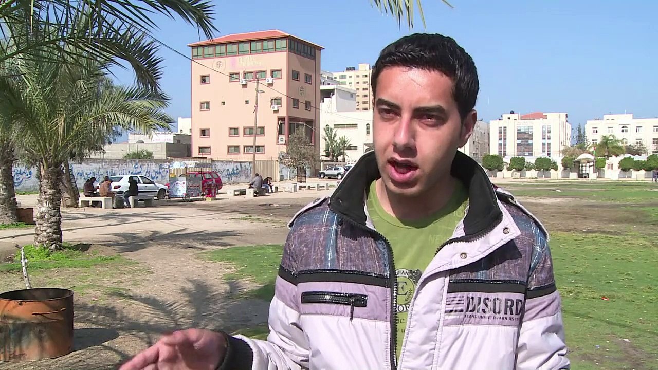 Des Gazaouis réagissent aux résultats des élections israéliennes