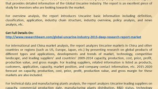 Global Uncarine Industry Size, Share, Market Trends, Growth, Analysis, Report 2015