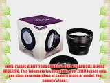 72MM 2.2x Altura Photo Professional Telephoto HD Lens for CANON (EF 35mm f/1.4L EF 85mm f/1.2L