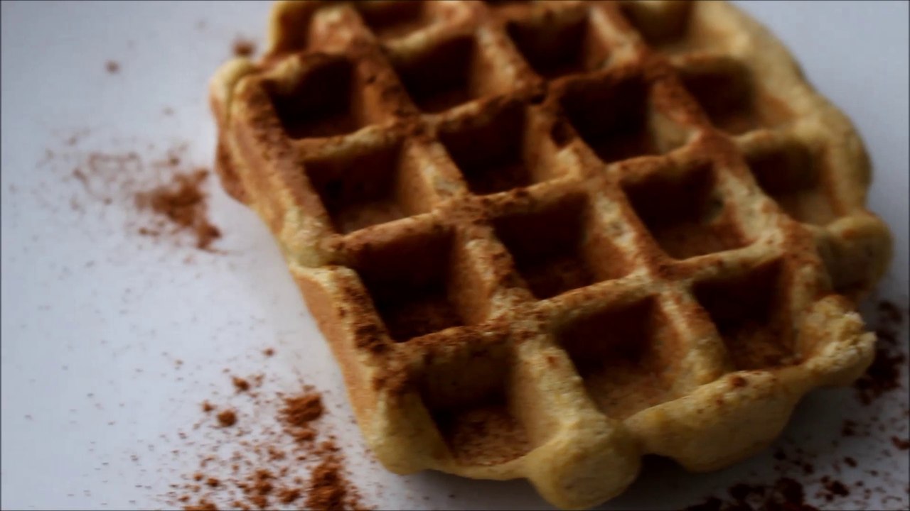 Waffles de Farinha de Milho