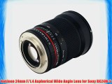 Rokinon 24mm F/1.4 Aspherical Wide Angle Lens for Sony RK24M-S