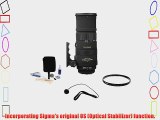 Sigma 150-500mm f/5-6.3 DG APO OS (Optical Stabilizer) HSM AF Lens Kit for Nikon AF Cameras