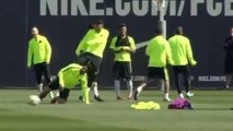 Altercation entre Neymar et Suarez à l'entrainement du FC Barcelone !