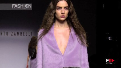 ALBERTO ZAMBELLI Milan Fashion Week Fall 2015 by Fashion Channel