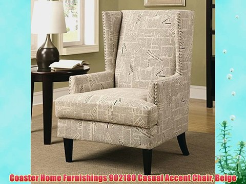 Coaster Home Furnishings 902180 Casual Accent Chair Beige