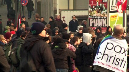 Frankfurt: protestos antes de inauguração de sede do BCE