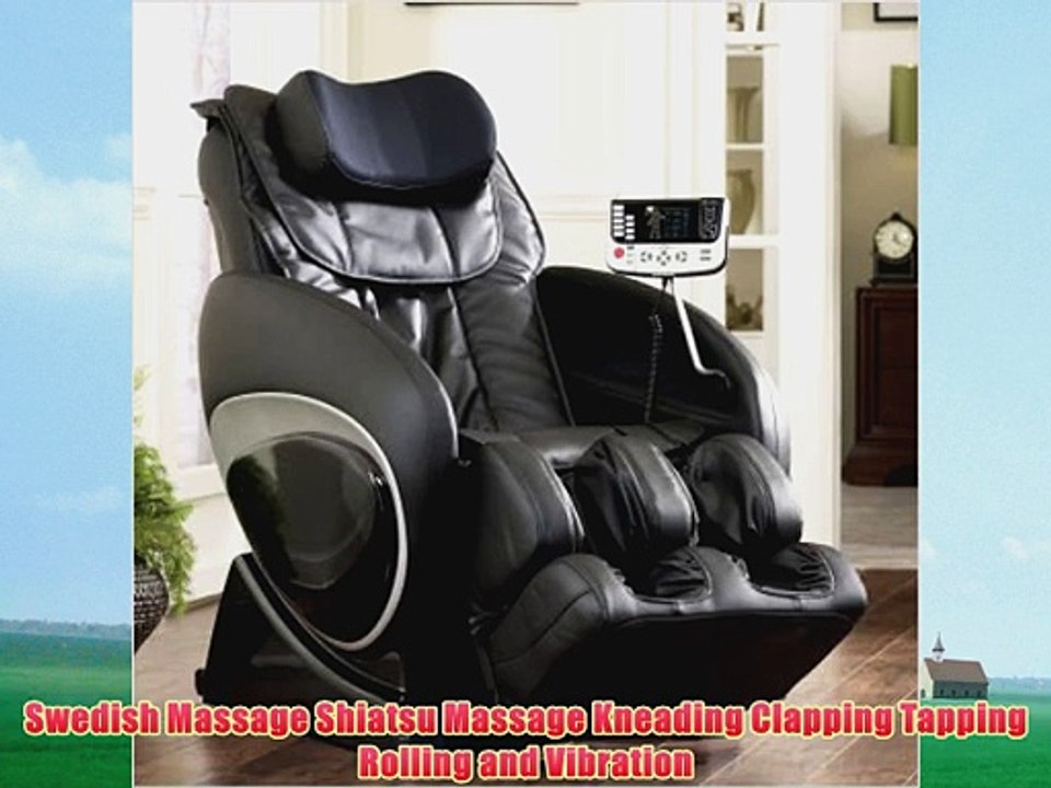 16027 Zero Gravity Feel Good Massage Chair Recliner by Berkline Furniture - Brown