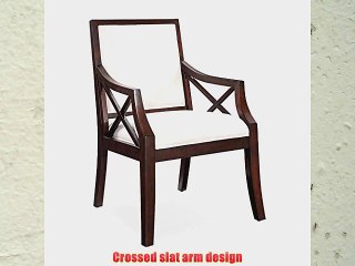 Coast to Coast Microsuede Accent Chair Cream Microsuede