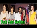 Singer Toshi Sabri & Amna Wedding Reception | Uncut