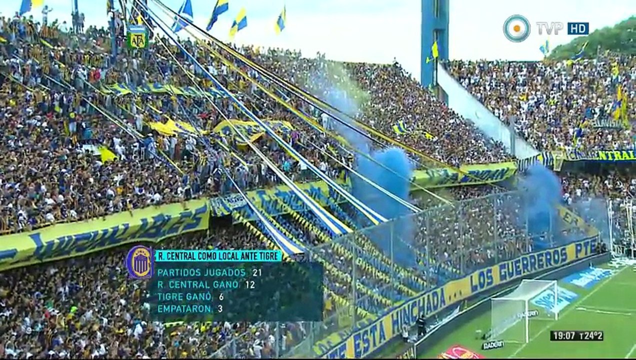 Recibimiento Rosario Central - Tigre 2015