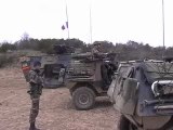 Tir de Famas : Armee française.