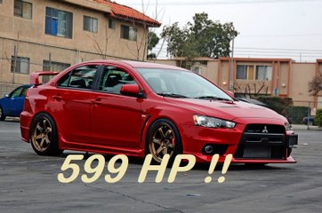 TESTS. LANCER EVO X       599HP     gt6