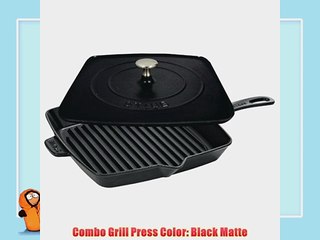 Combo Grill Press Color: Black Matte
