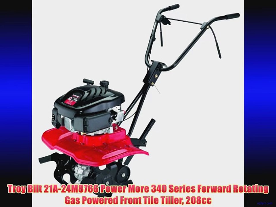 Troy Bilt 21A-24M8766 Power More 340 Series Forward Rotating Gas Powered Front Tile Tiller