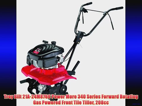 Troy Bilt 21A-24M8766 Power More 340 Series Forward Rotating Gas Powered Front Tile Tiller