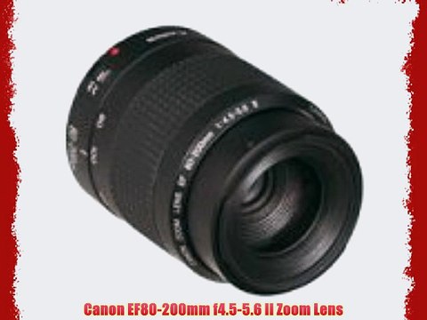 Canon EF80-200mm f4.5-5.6 II Zoom Lens