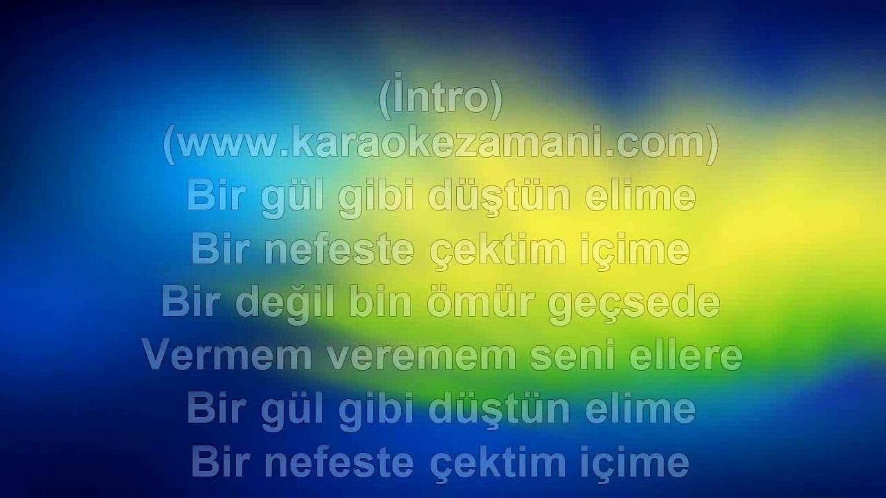 Adnan Çakır - Kıyamam Sana - 2010 TÜRKÇE KARAOKE