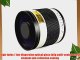 Opteka 500mm f/6.3 HD Telephoto Mirror Lens for Sony Alpha A99 A77 A65 A58 A57 A55 A37 A35