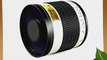 Opteka 500mm f/6.3 HD Telephoto Mirror Lens for Sony Alpha A99 A77 A65 A58 A57 A55 A37 A35