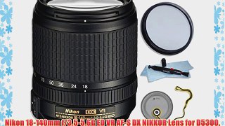 Nikon 18-140mm f/3.5-5.6G ED VR AF-S DX NIKKOR Lens for D5300 D7100 D5200 D3200 and other Nikon