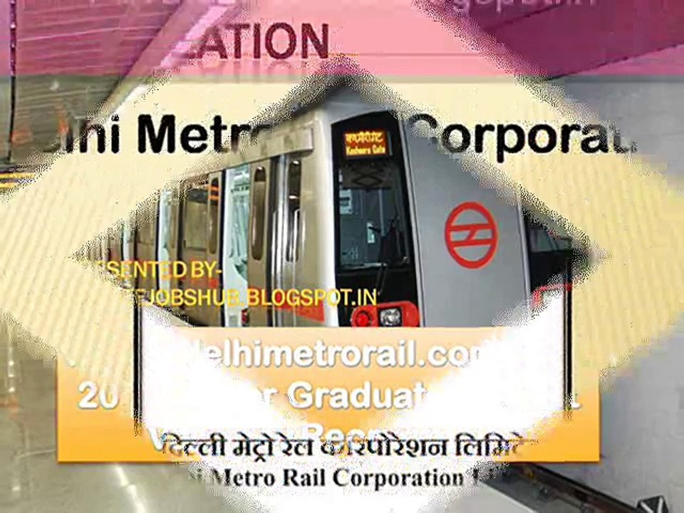 DMRC delhimetrorail.com Jobs 2015-16 For Graduates Latest Vacancy Recruitment