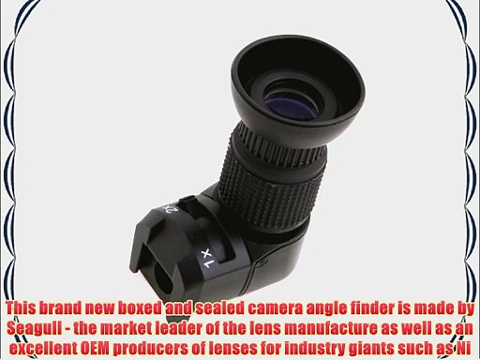 SEAGULL 1x - 2x right view Finder / ANGLE FINDER Viewfinder for Canon NikonPentax Sony Leica