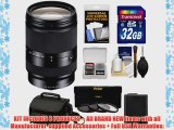 Sony Alpha E-Mount E 18-200mm f/3.5-6.3 LE OSS Zoom Lens with Sony Case   32GB Card   3 Filters