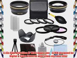 Pro Series 52mm 0.43x Wide Angle Lens   2.2x Telephoto Lens   3Pc Filter Sets   4Pc Close Up