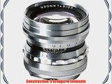 Voigtlander Nokton 50mm f/1.5 Aspherical Standard Manual Focus Lens - Silver