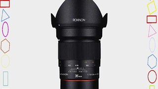 Rokinon AE35M-C 35mm F1.4 Aspherical Lens for Canon EF Cameras