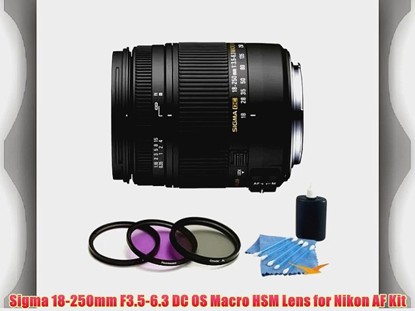 Sigma 18 250mm F3 5 6 3 Dc Os Macro Hsm Lens For Nikon Af Kit Video Dailymotion