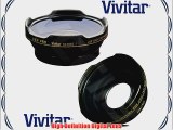 Vivitar Series 1 HD3 Optics 0.43x High Definition Wide Angle Lens with Macro - Includes Pouch