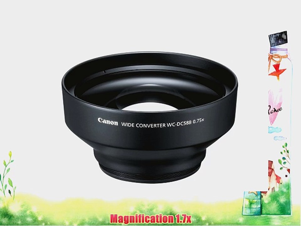 Canon WC-DC58B Wide Converter Lens for Canon A650IS G7