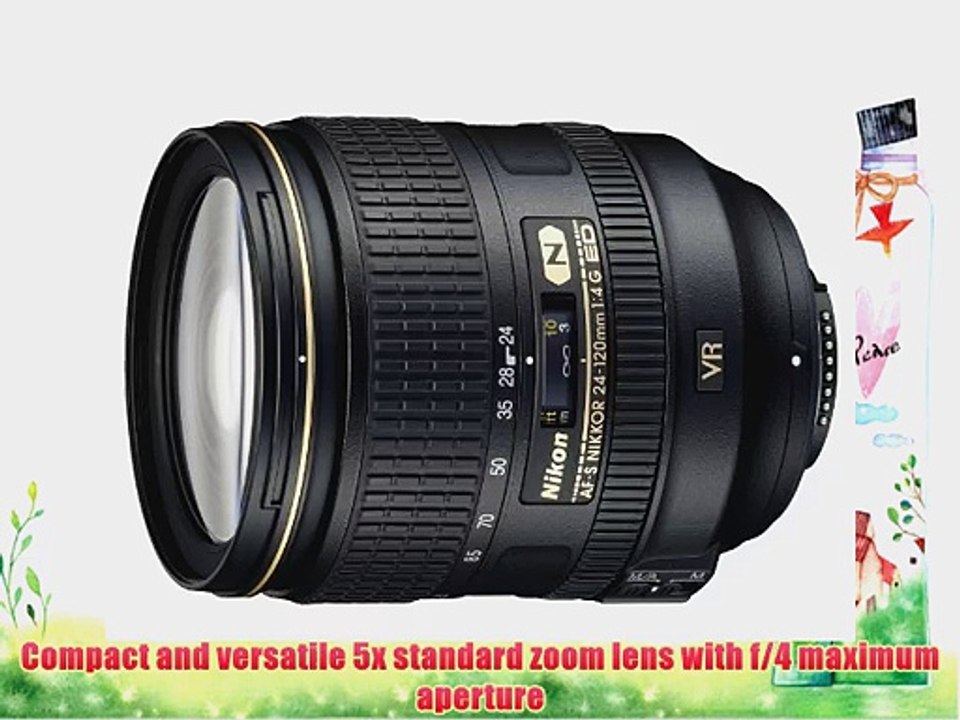 Nikon 24-120mm f/4G ED VR AF-S NIKKOR Lens for Nikon Digital SLR