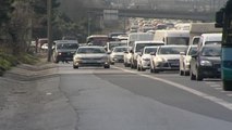 Cenaze Aracı da Trafik Kontrolüne Takıldı