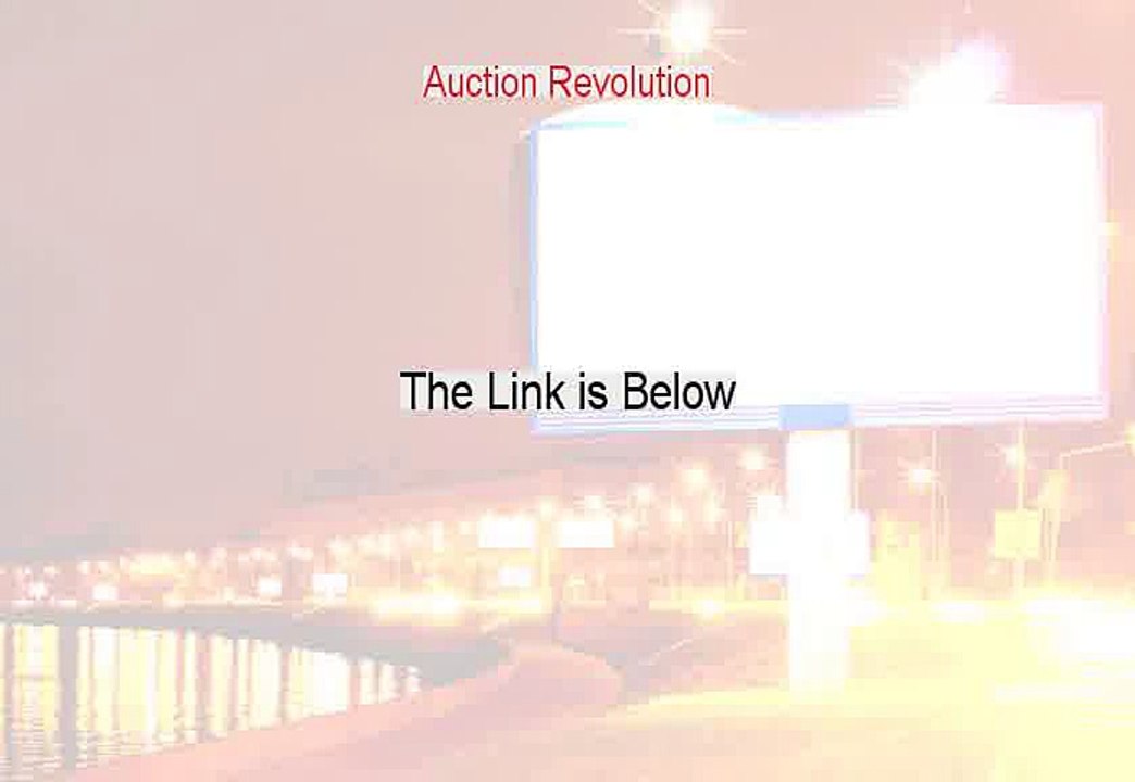 Auction Revolution Review [Auction Revolutionauction revolution 2015]