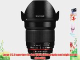 Samyang SY16M-P 16mm f/2.0 Aspherical Wide Angle Lens for Pentax KAF Cameras