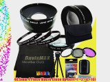 40.5mm Macro Close Up Kit   Wide Angle   2x Telephoto Lenses   3 Piece Filter Kit for Sony