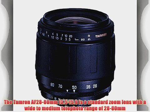 Tamron AF 28-80mm f/3.5-5.6 Aspherical Lens for Pentax Digital SLR Cameras