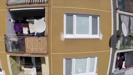 Drone helicopter spies topless woman Must Watch!