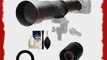 Vivitar 650-1300mm f/8-16 Telephoto Lens with 2x Teleconverter (=2600mm) Kit for Canon EOS