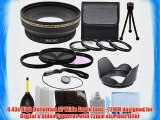 Pro Series 72mm 0.43x Wide Angle Lens   3Pc Filter Sets   4Pc Close Up Lens   Lens Hood with