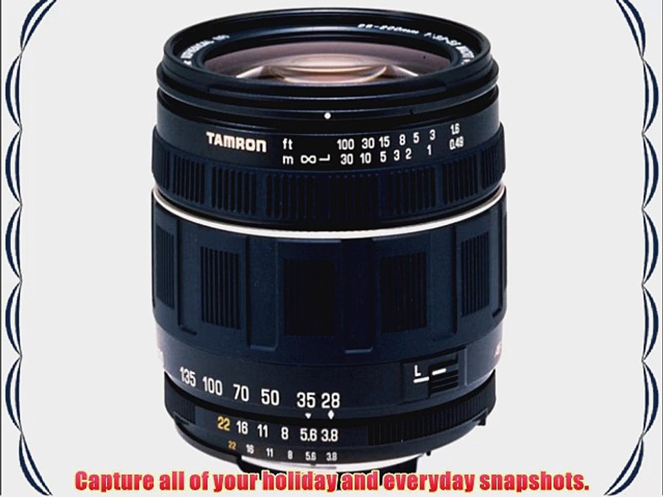 Tamron Autofocus 28-200mm f/3.8-5.6 XR Aspherical (IF) Lens for Canon SLR Cameras (Black)