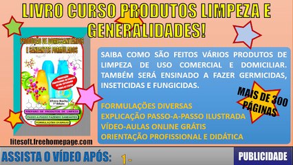 COMO FAZER PASTA DE LIMPEZA