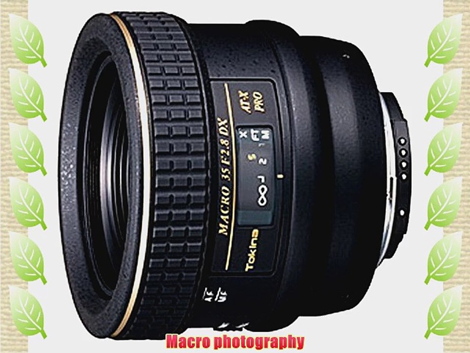 Tokina 35mm f/2.8 AT-X PRO DX Macro Lens for Canon Digital SLR Cameras