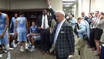 UNC Men's Basketball- Locker Room Celebration Post Virginia - ACC Tournament