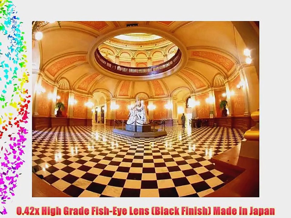 New 0.42x High Grade Fisheye Lens (62mm) For Sony Cyber-shot DSC-RX10