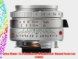 Leica 35mm / f2.0 Summicron-M Aspherical  Manual Focus Len (11882)