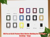 100 Pcs of 8x10 Picture Mats Mattes Matting for 5x7 Photo   Backing   Bags
